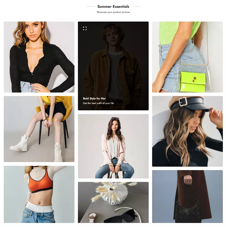 Premium Shopify Theme - Image Gallery