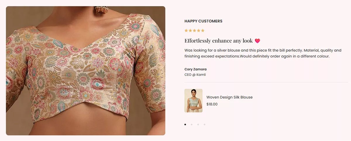 Premium Shopify Theme - Testimonials