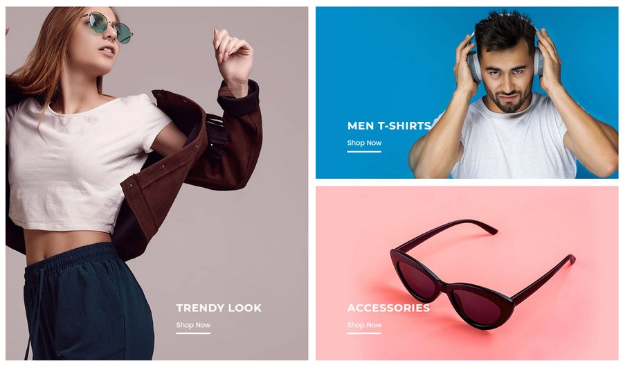 Premium Shopify Theme - Collection Banners