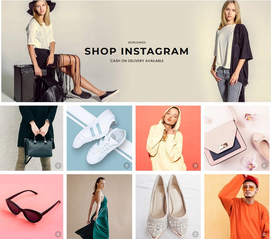 Premium Shopify Theme - Instagram Shop