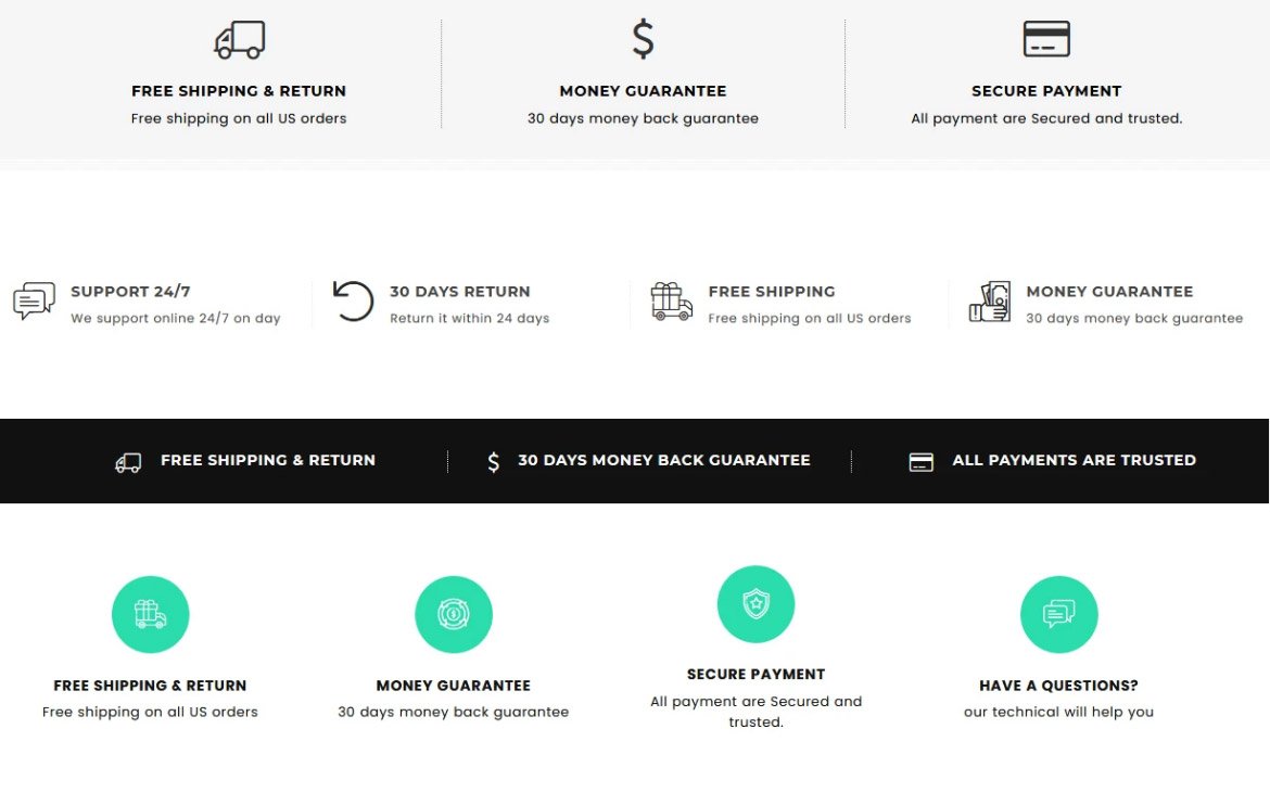 Premium Shopify Theme - Store Info.