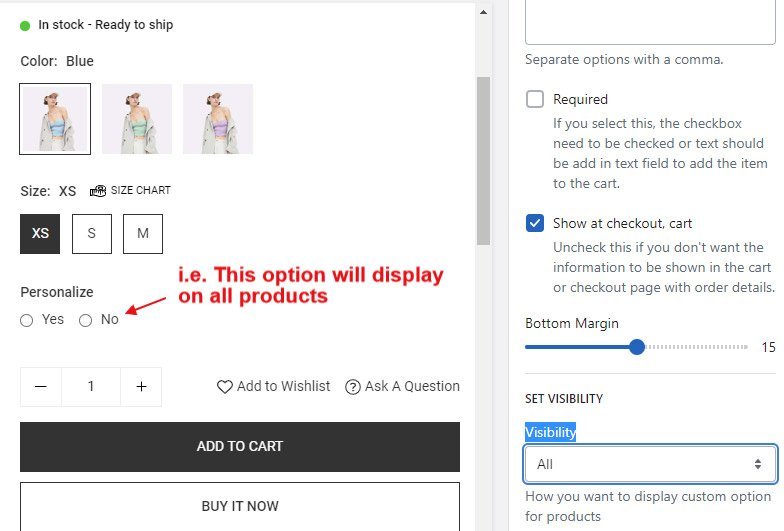 How to Add Custom Product Options in Shopify