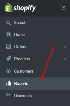 Shopify-Reports-menu
