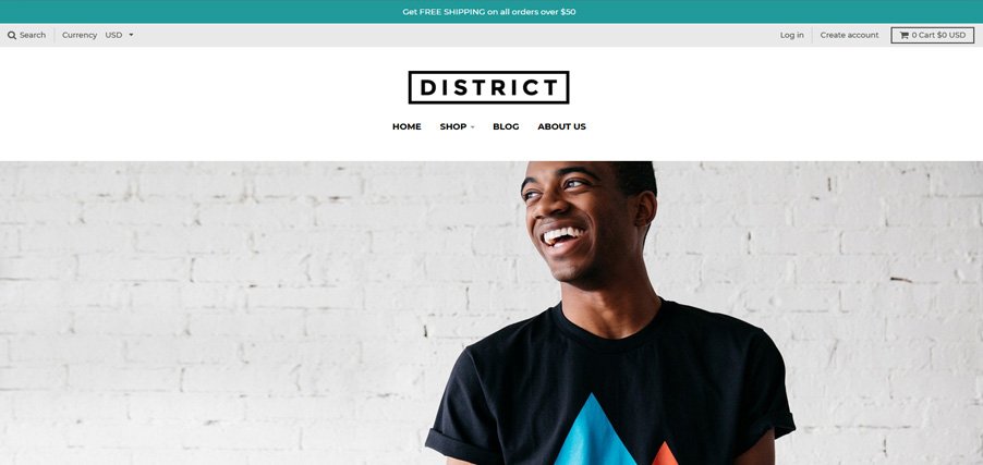 district