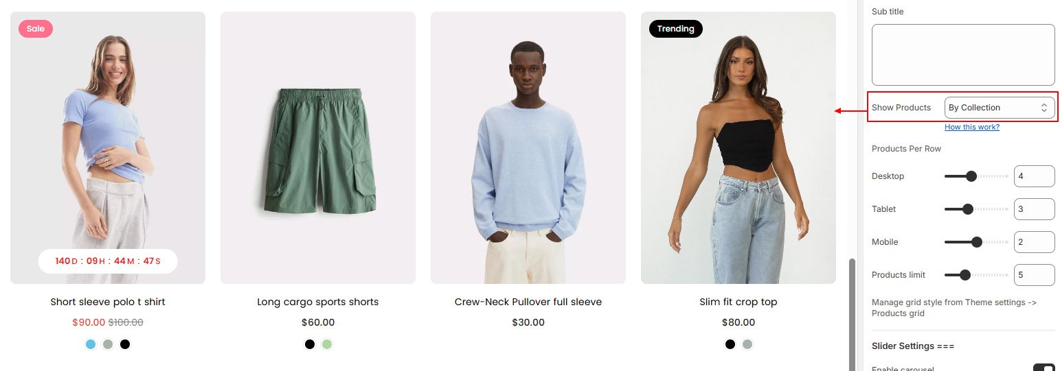 design product page in shopify theme