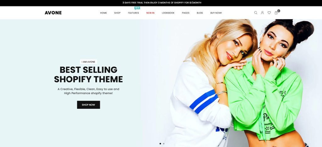 Avone – The fastest multipurpose Shopify theme on ThemeForest, built for speed, flexibility, and high conversions.