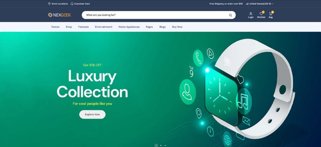 NexGeek ultra-fast shopify theme specifically designed for Digital products
